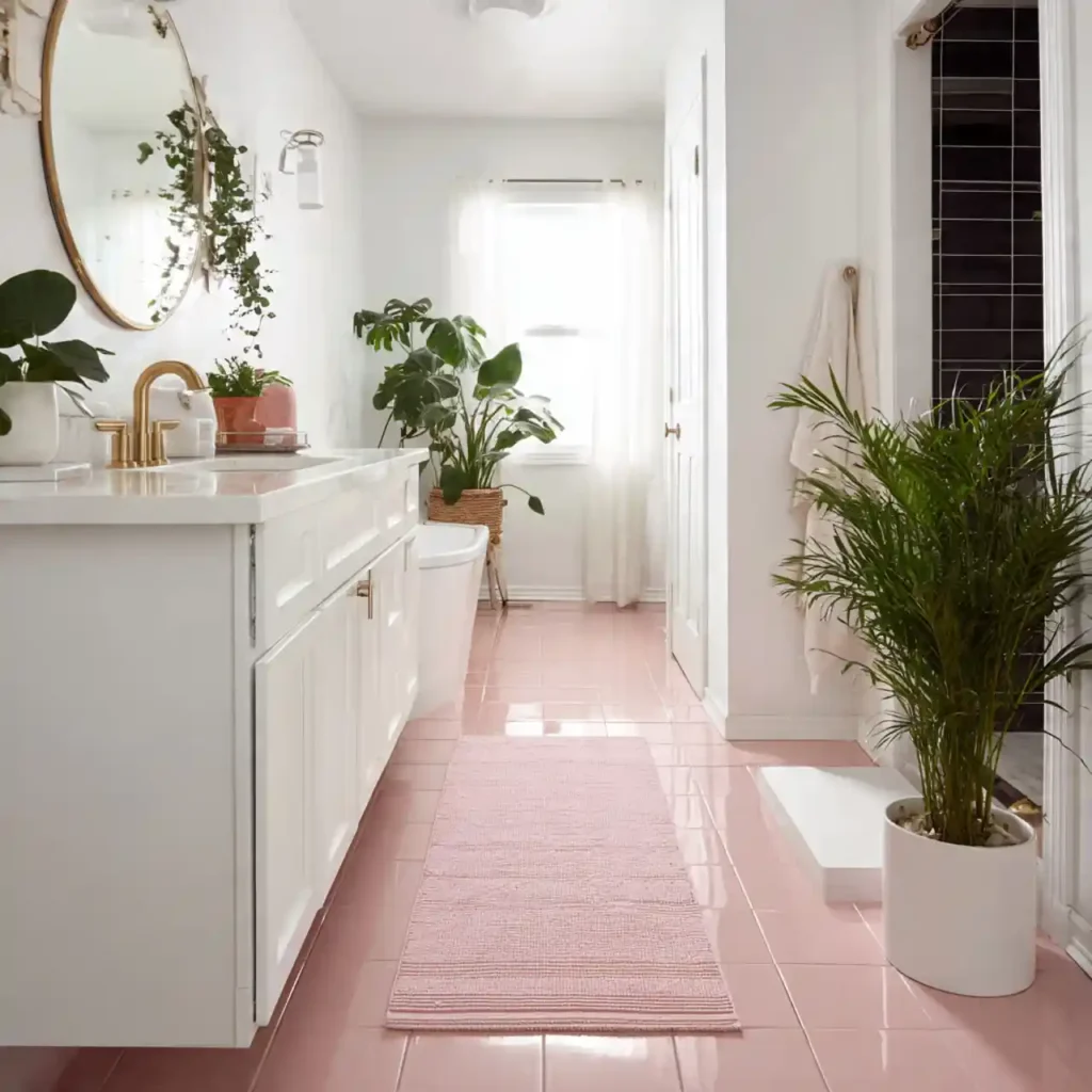 18-Stunning Pink Bathroom Idea