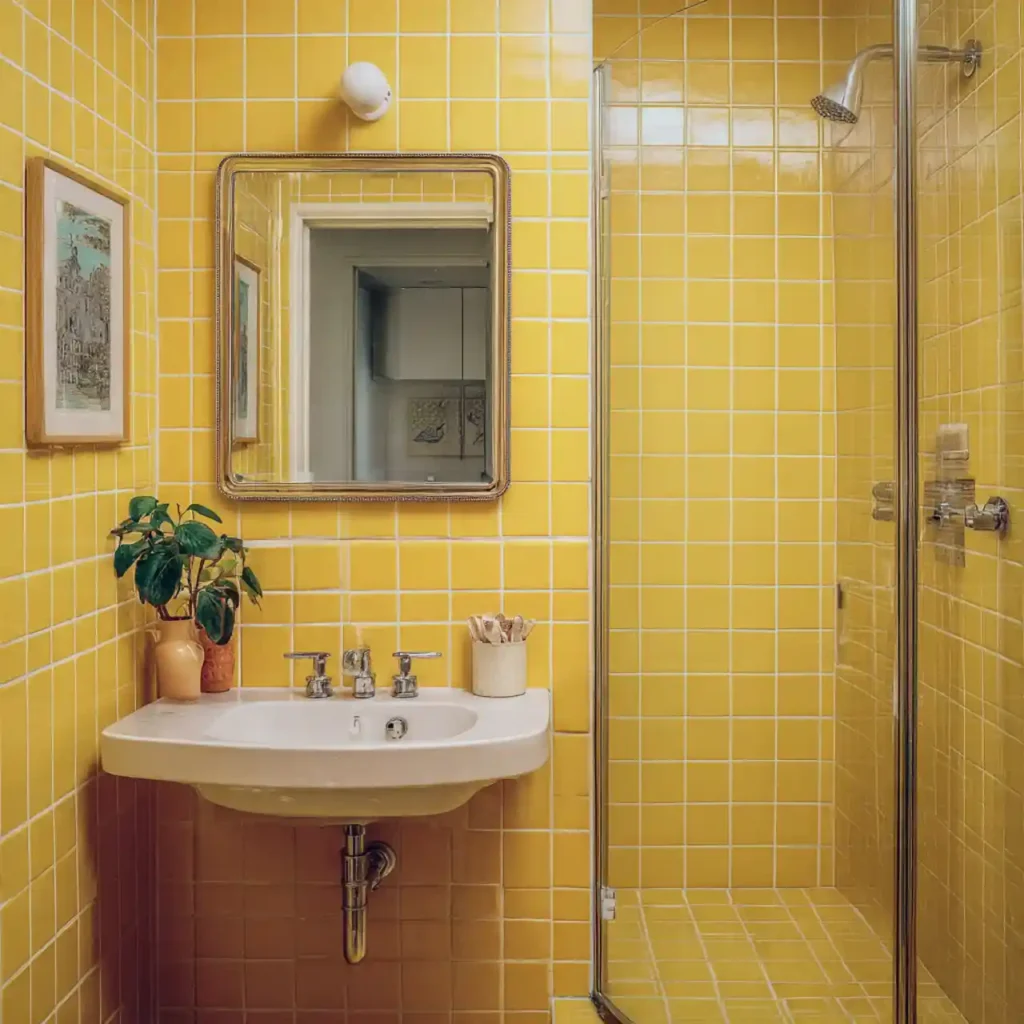18-Yellow Bathroom Idea