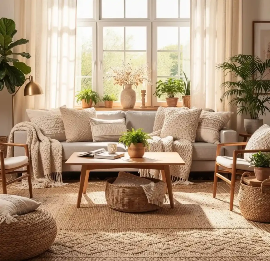 19-Boho Living Room Idea
