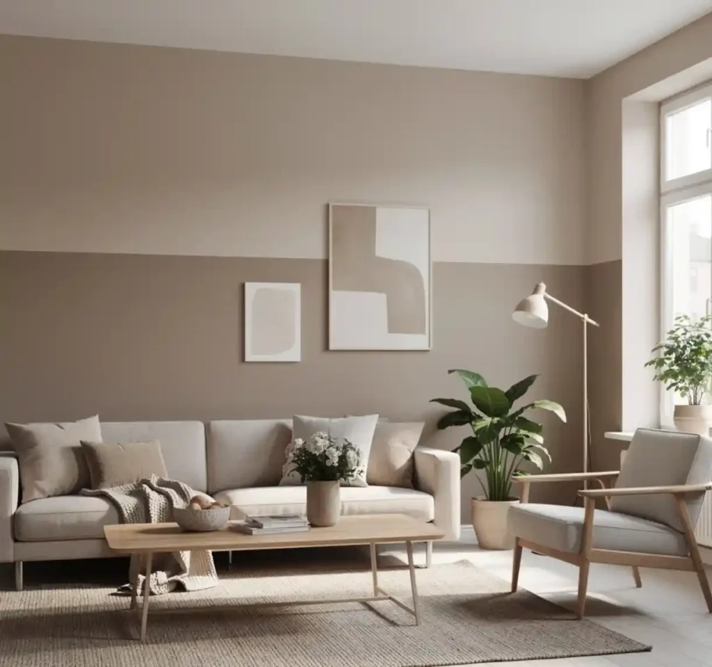 19-Creative Living Room Wall Idea
