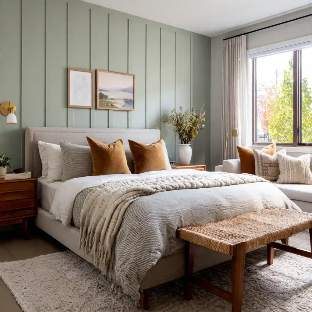 19-Green Bedroom Idea
