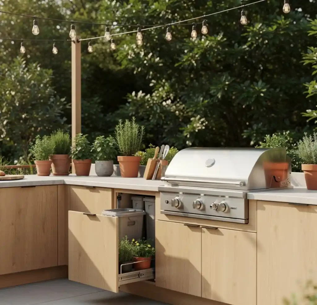 19-Kitchen Trash Can Idea