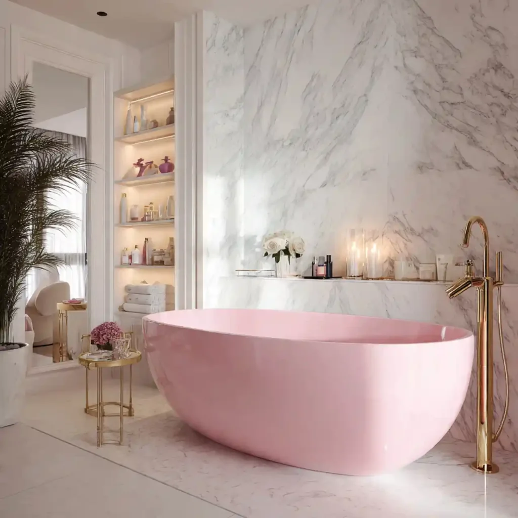 19-Pink Bathroom Ideas