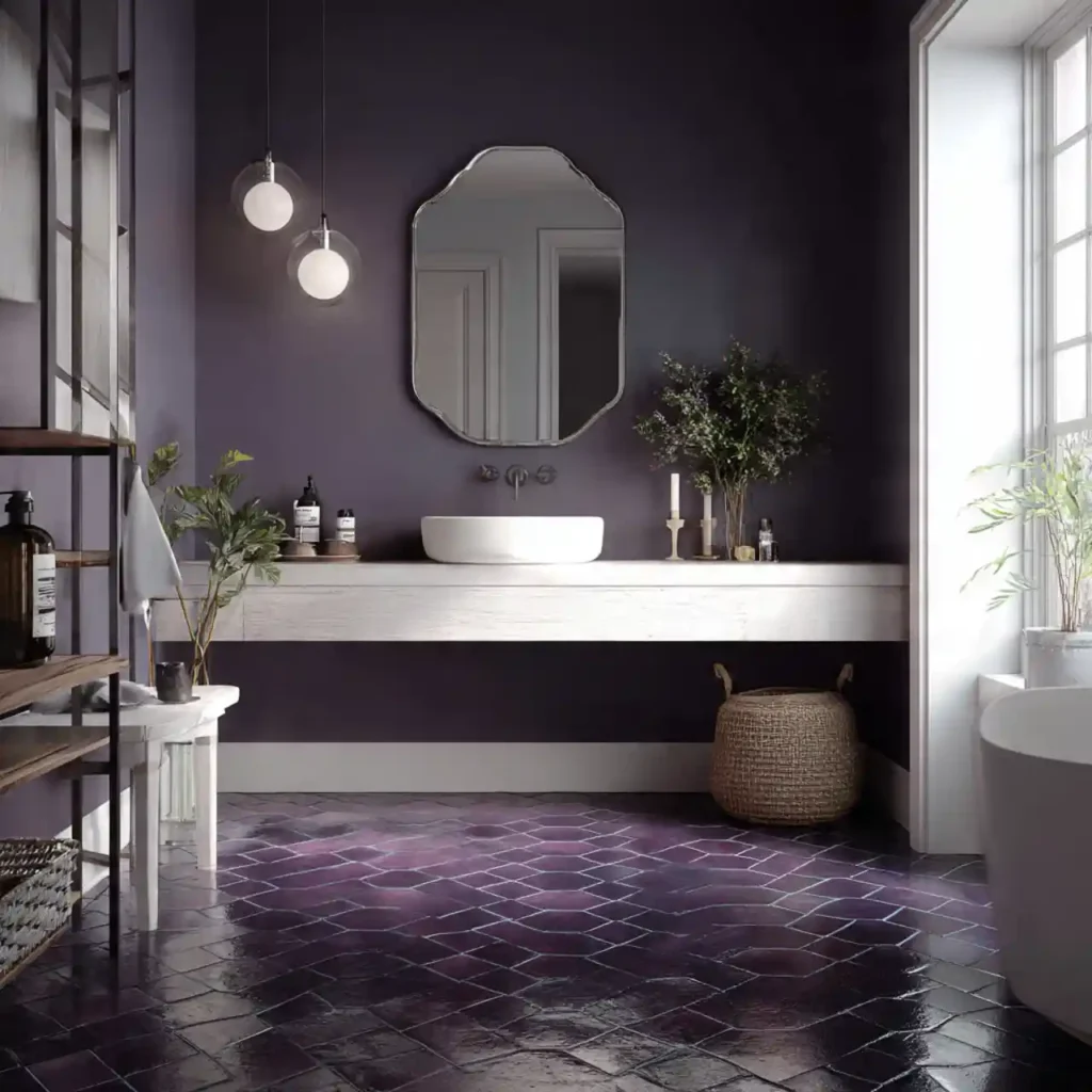 19-Purple Bathroom Ideas