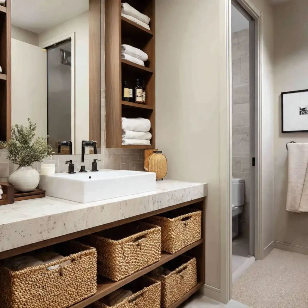 19-Stunning Apartment Bathroom Decor Idea