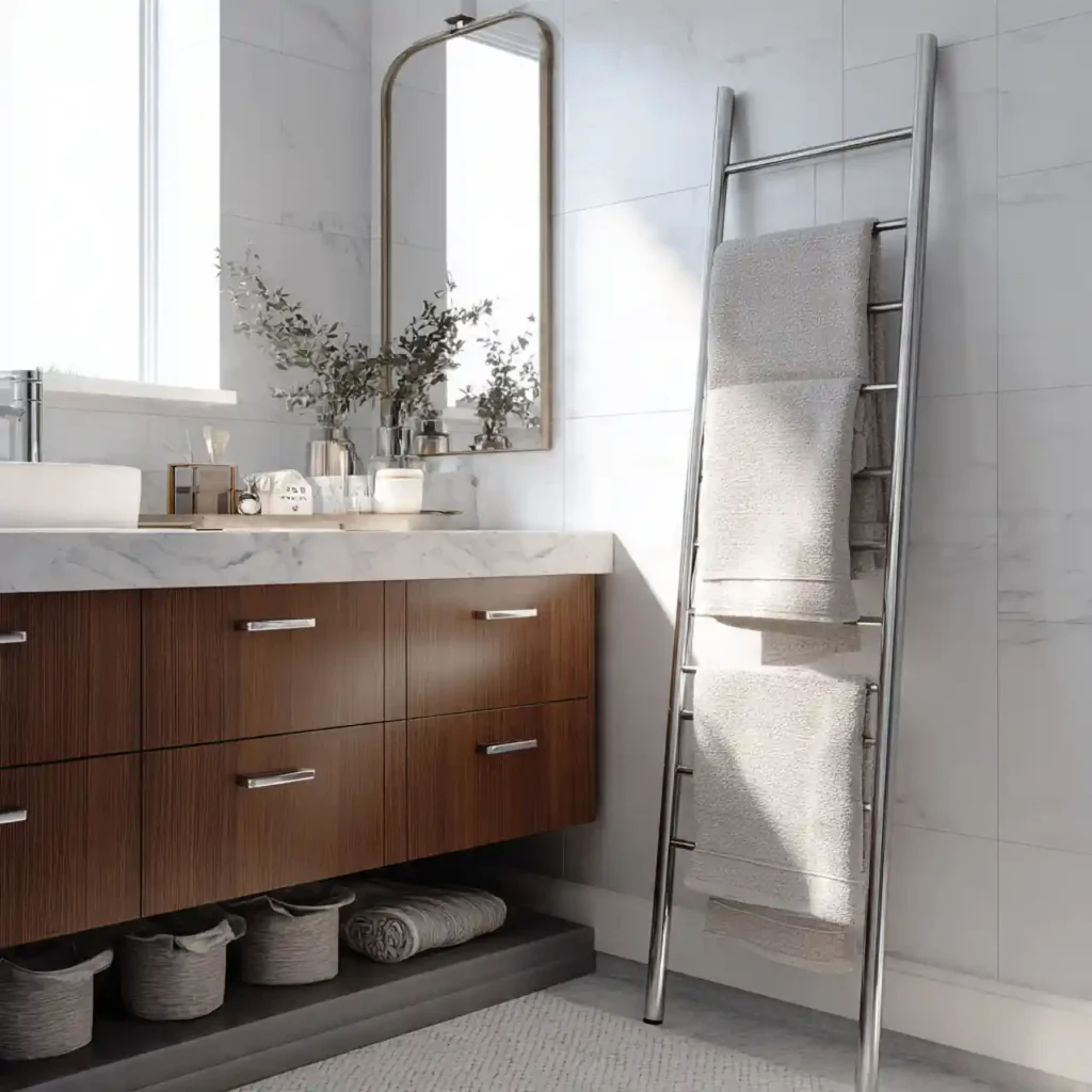 19-Unique Towel Rack Idea