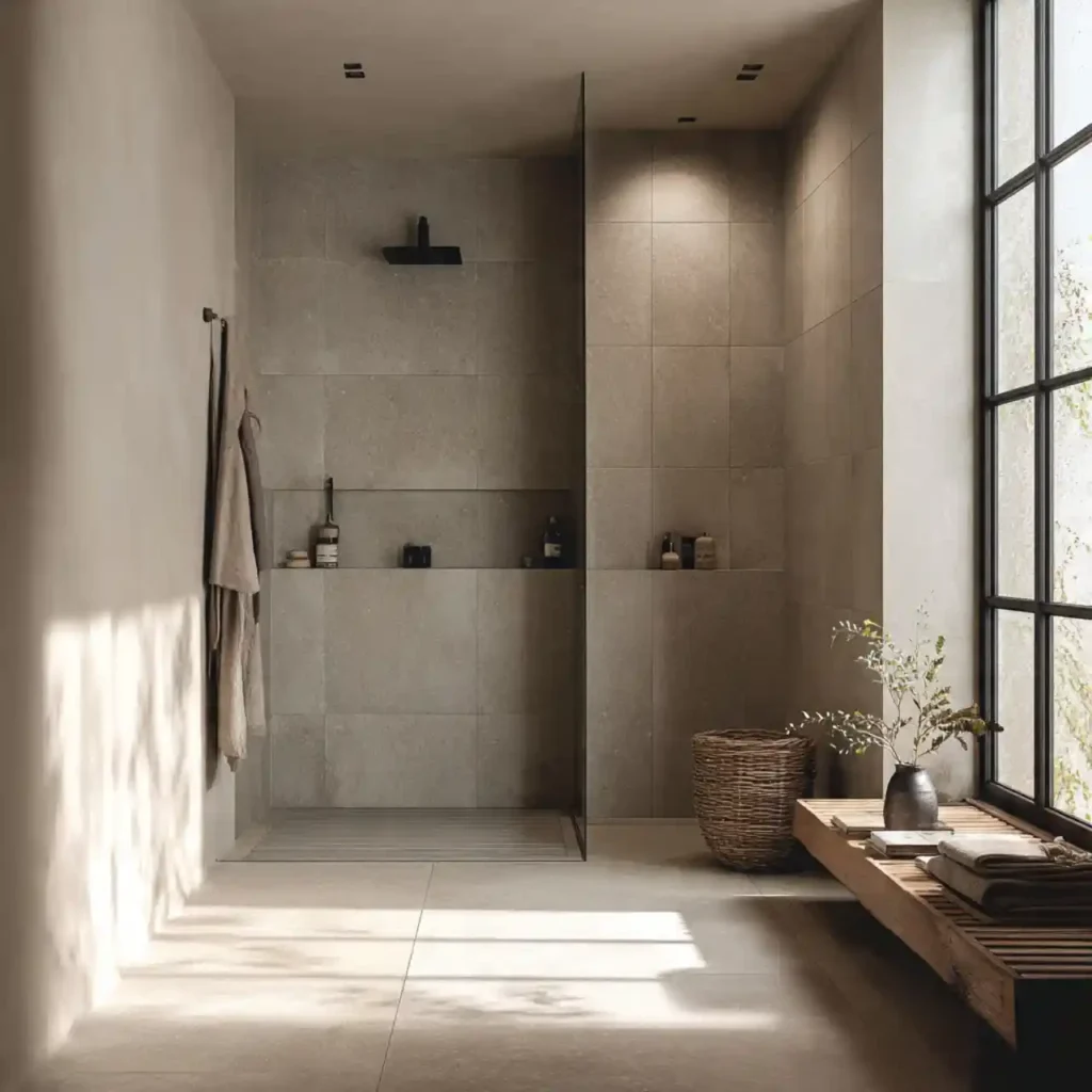 19-Walk-In Shower No Door Idea