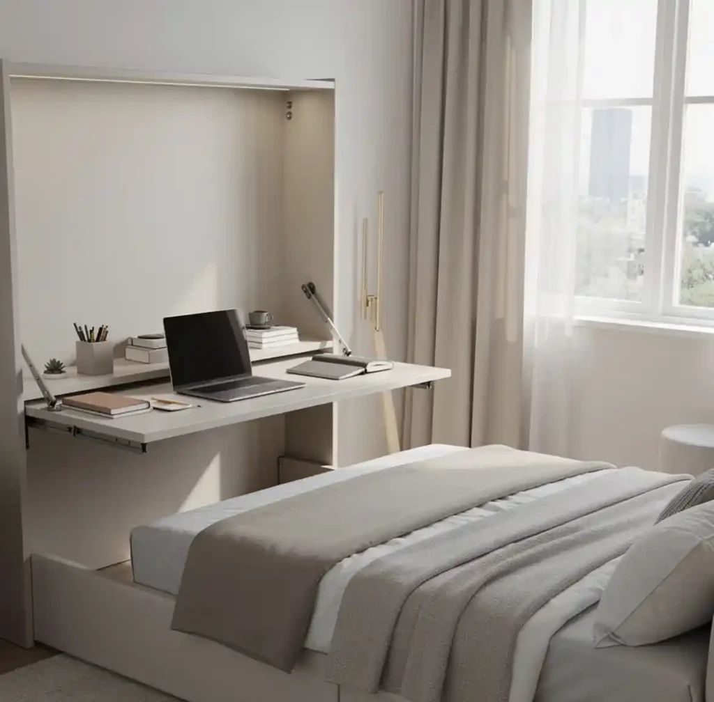 2-Inspiring Home Office in Bedroom Design