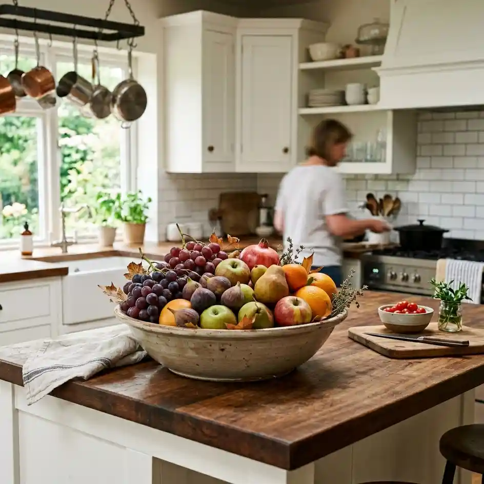 2-Kitchen Island Decor Idea