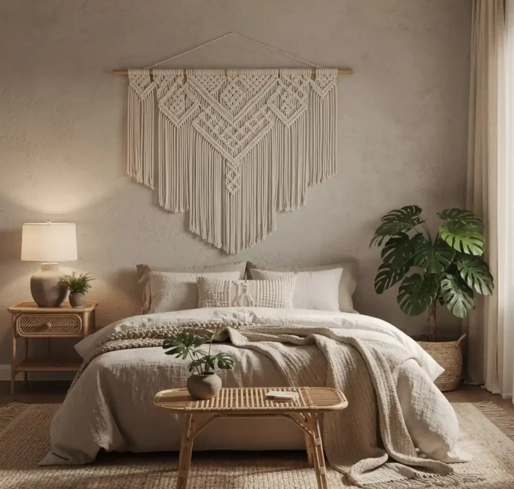 2-Modern Bohemian Bedroom Decor Idea
