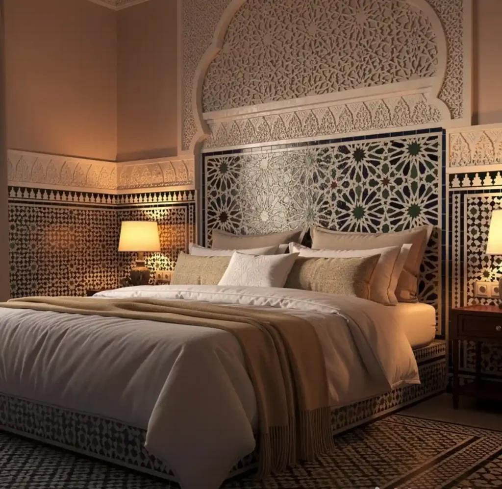 2-Moroccan Bedroom Decor Idea