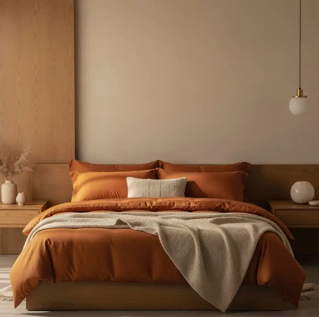 2-Orange Bedroom Idea