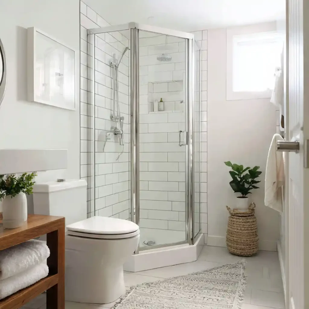2-Small Bathroom with Shower Idea