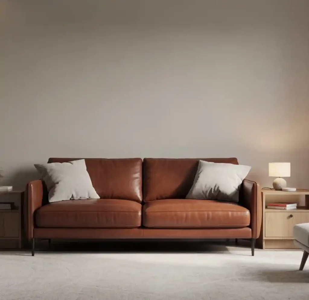 20-Brown Sofa Living Room Idea