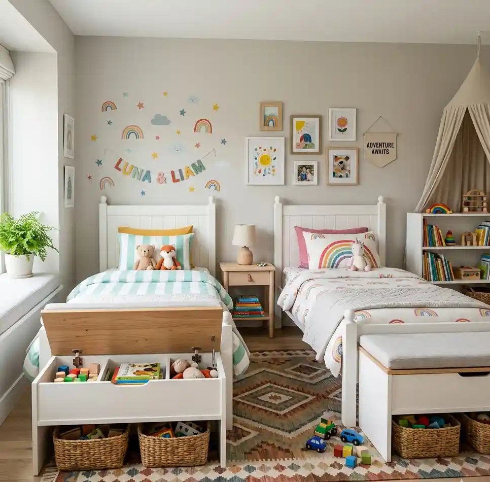 20-Kids Shared Bedroom Idea