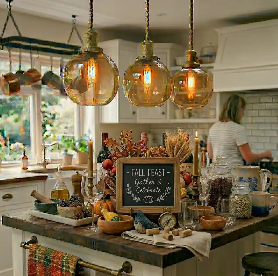 20-Kitchen Island Decor Idea