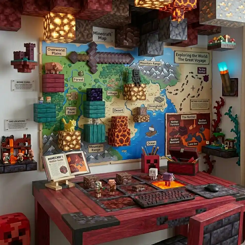 20-Minecraft Bedroom Idea