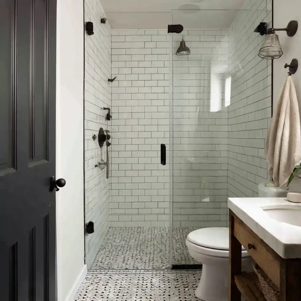 20-Small Bathroom with Shower Idea