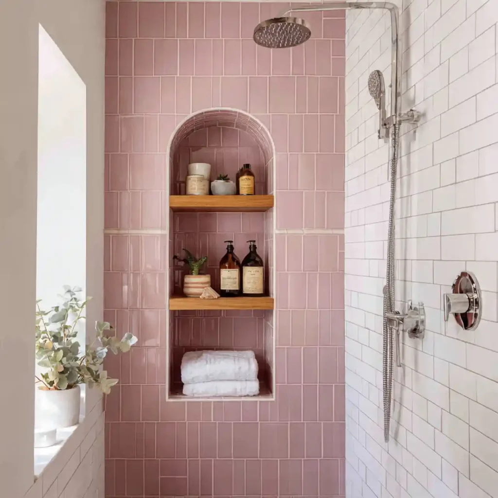 20-Stunning Pink Bathroom Idea