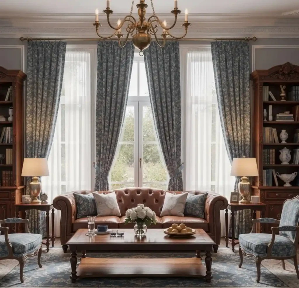 21-Blue Living Room Idea