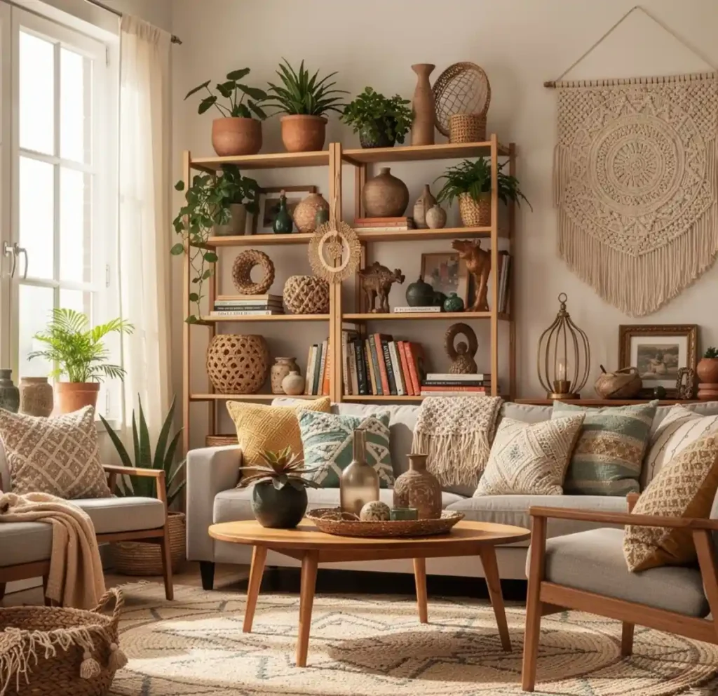 21-Boho Living Room Idea