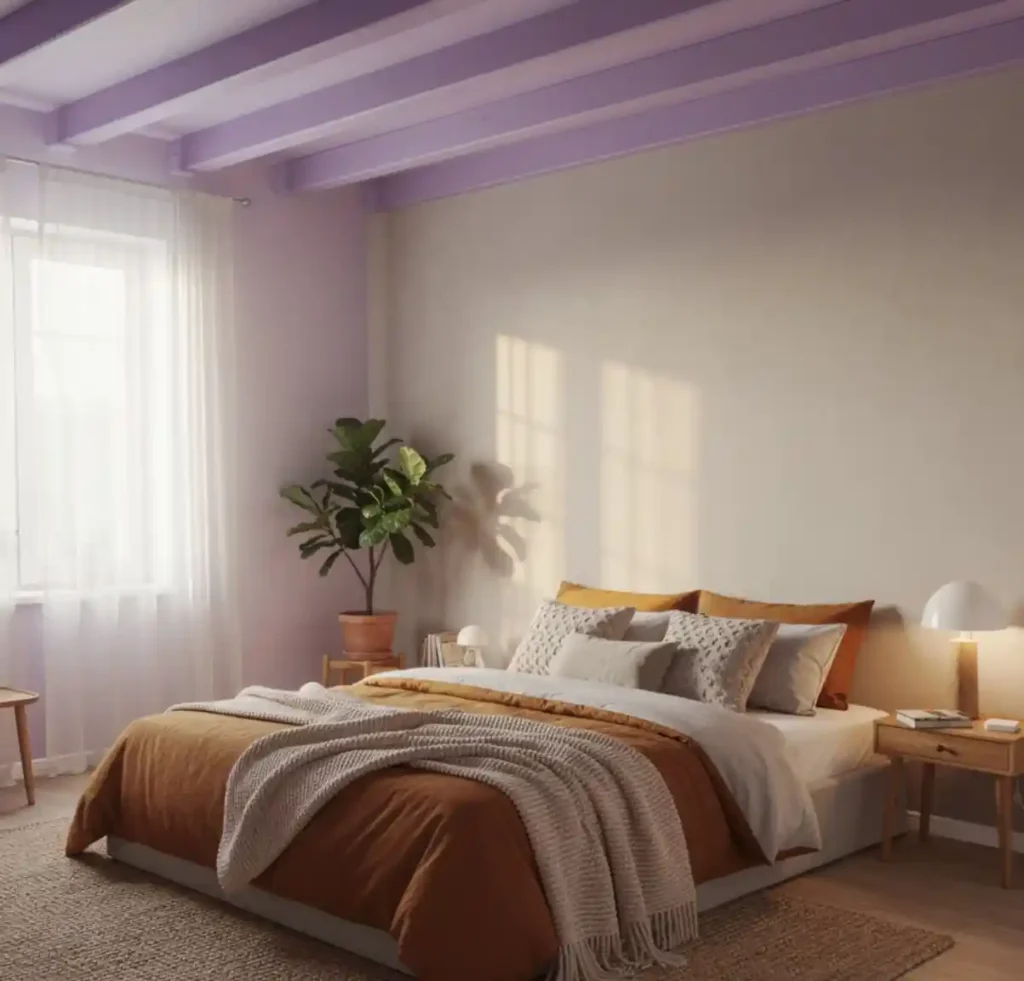 21-Purple Bedroom Idea