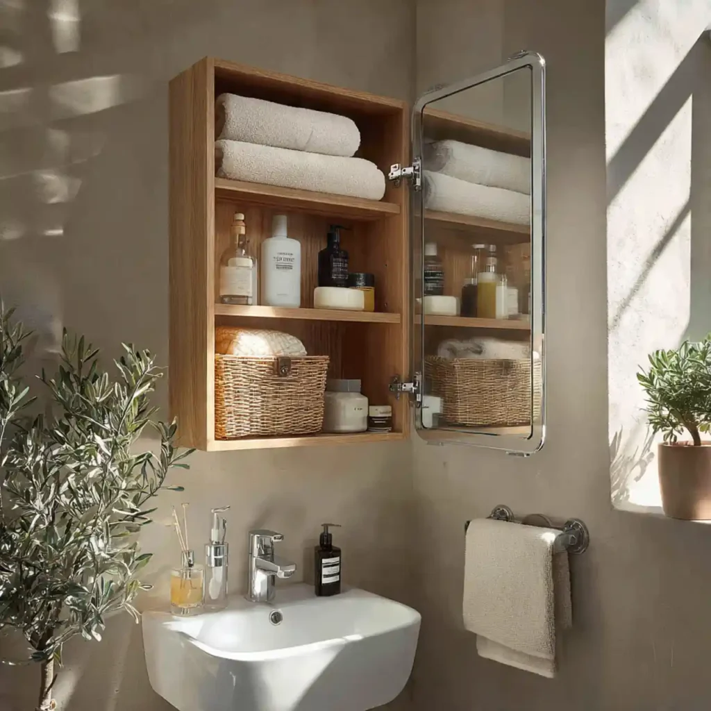 21-Small Bathroom with Shower Idea
