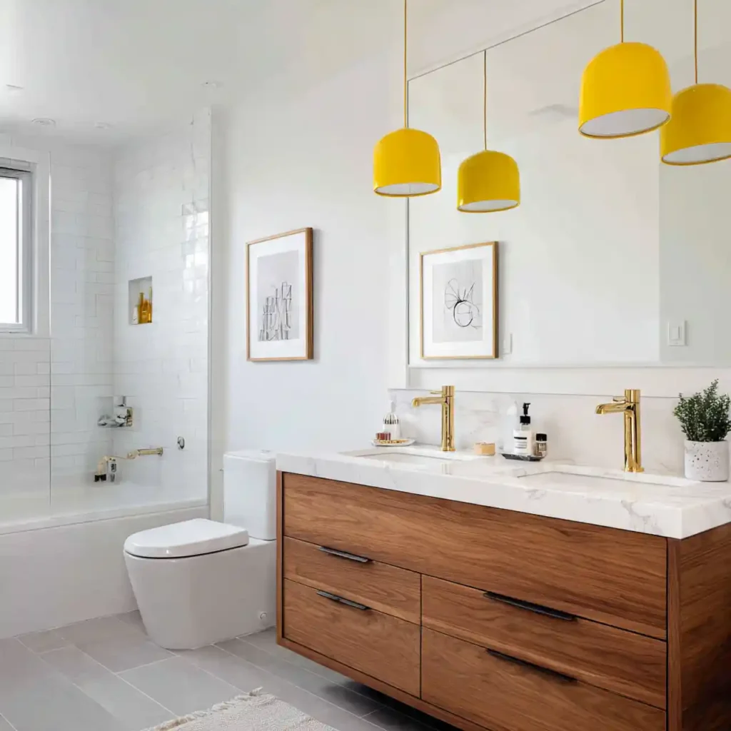 21-Yellow Bathroom Idea