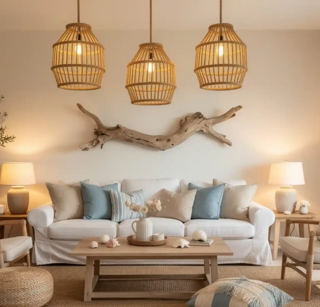 22-Coastal Living Room Idea