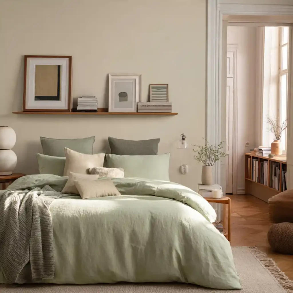 22-Green Bedroom Idea