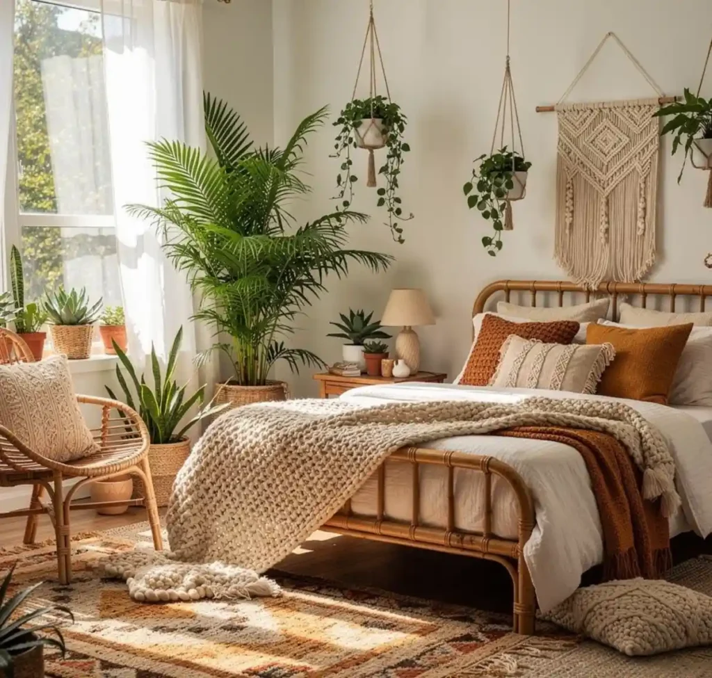 22-Modern Bohemian Bedroom Decor Idea