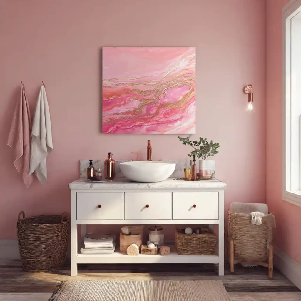 22-Pink Bathroom Ideas