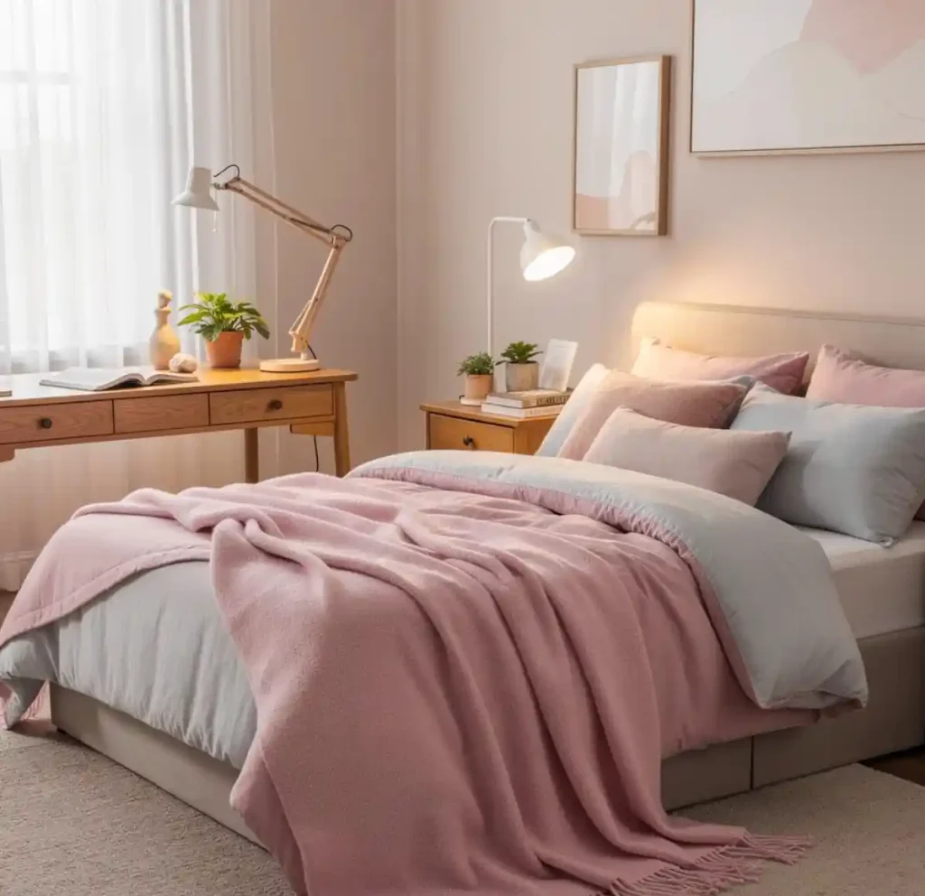 22-Pink Bedroom Idea