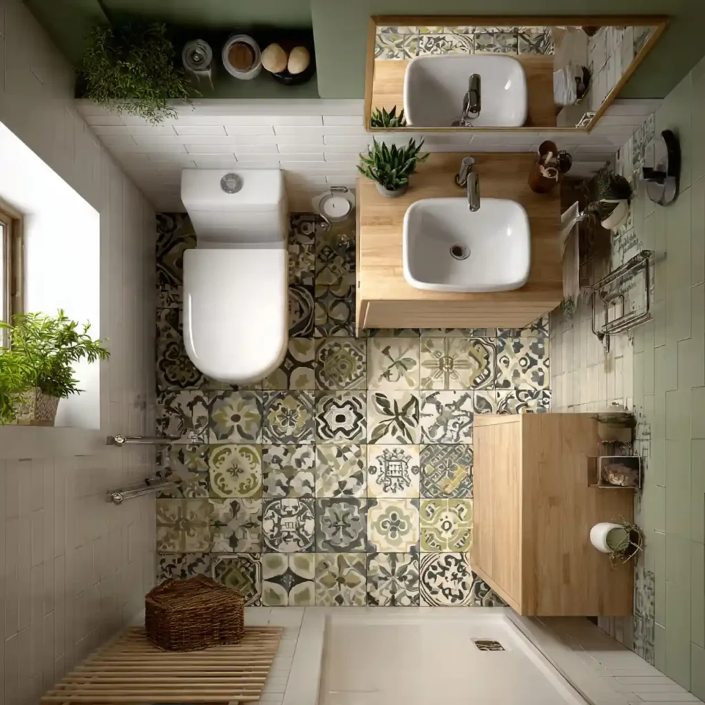 22-Small Bathroom with Shower Idea