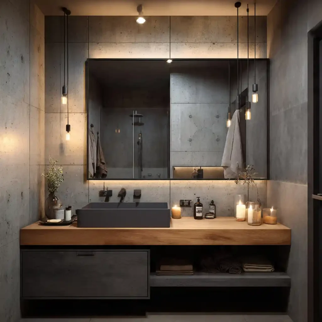 22-Small Full Bathroom Idea