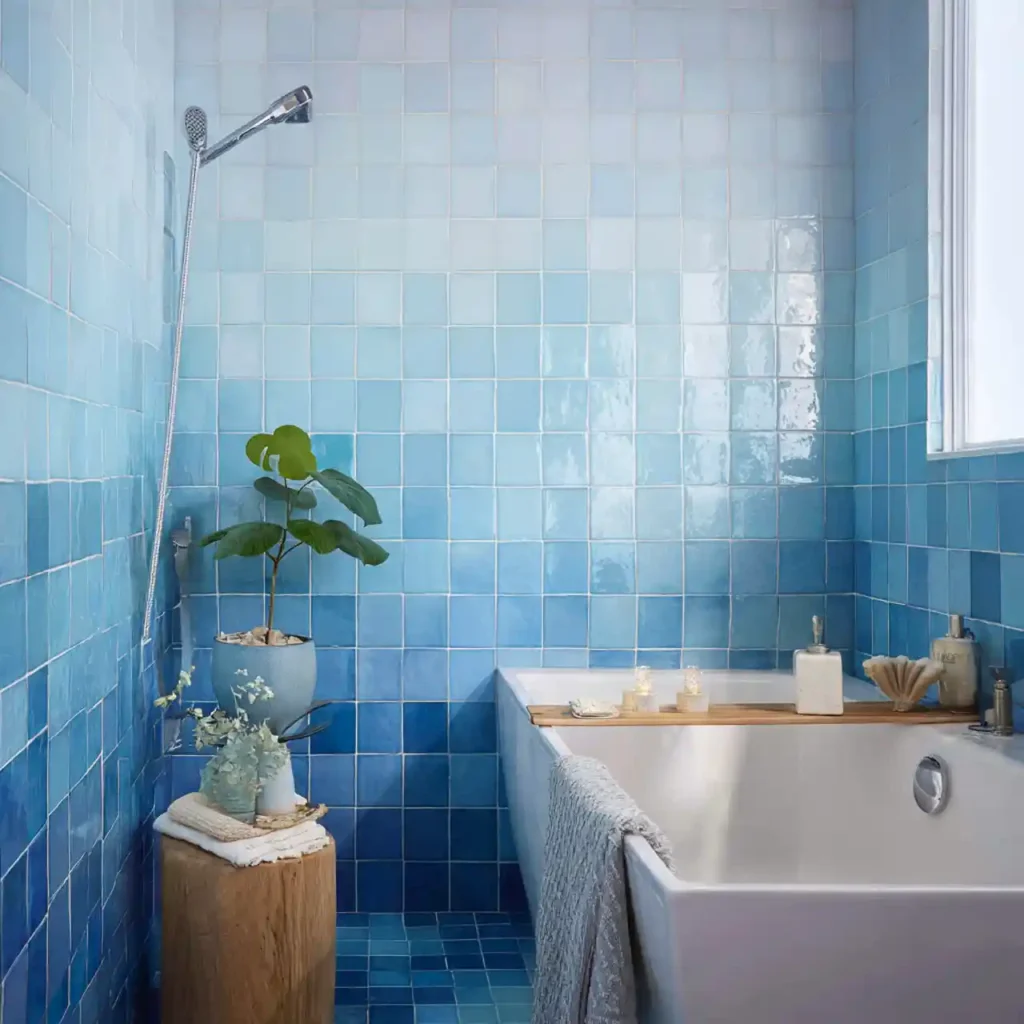 22-Unique Shower Tile Design Idea