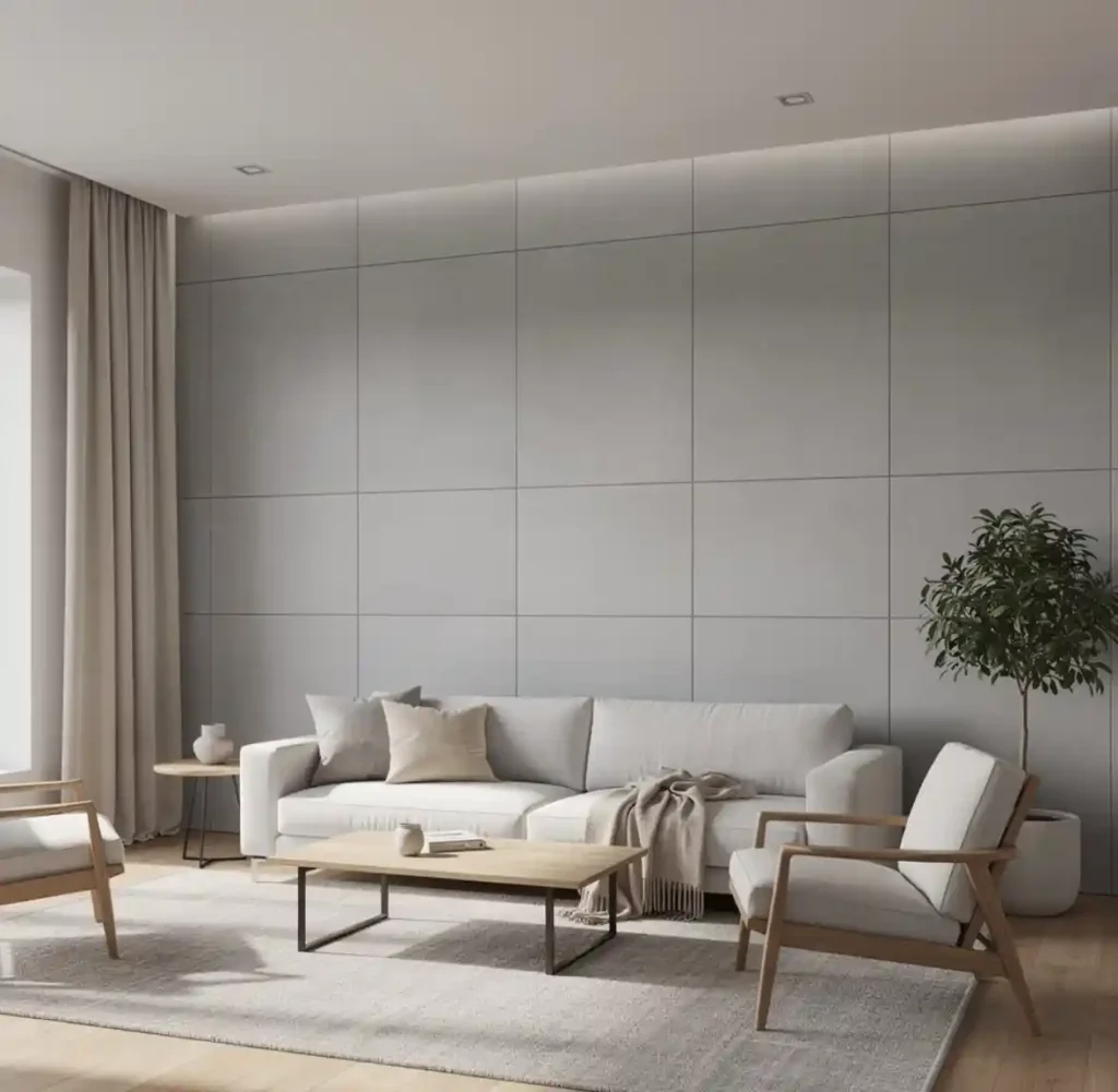 23-Creative Living Room Wall Idea