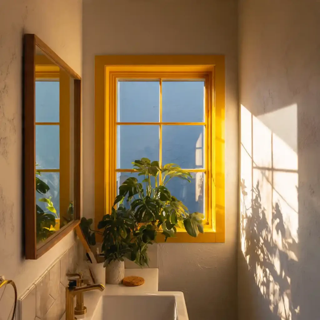 23-Yellow Bathroom Idea