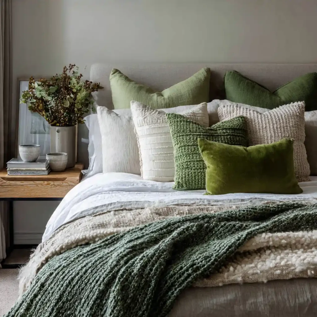 24-Green Bedroom Idea
