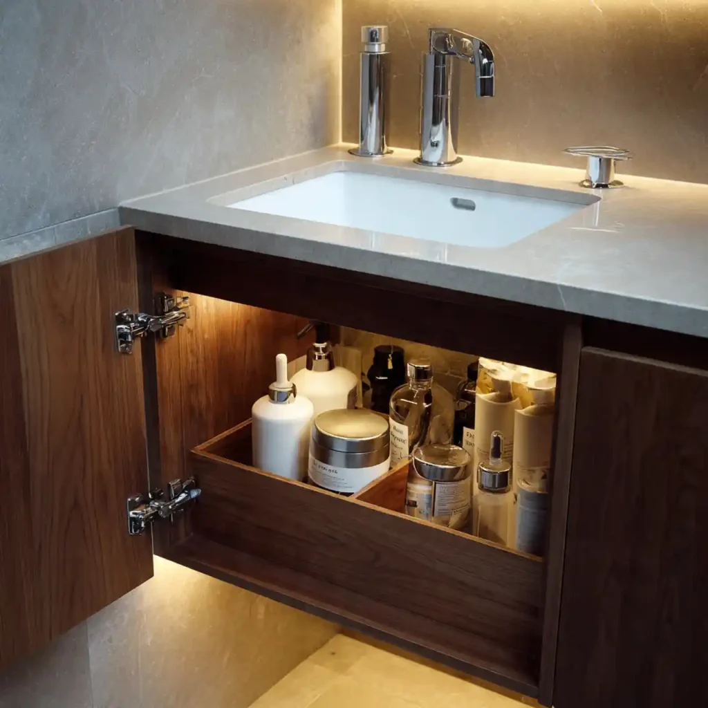 24-Under Bathroom Sink Organization Idea