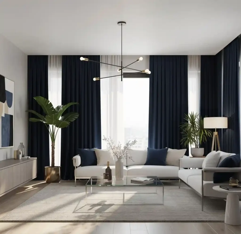 25-Blue Living Room Idea