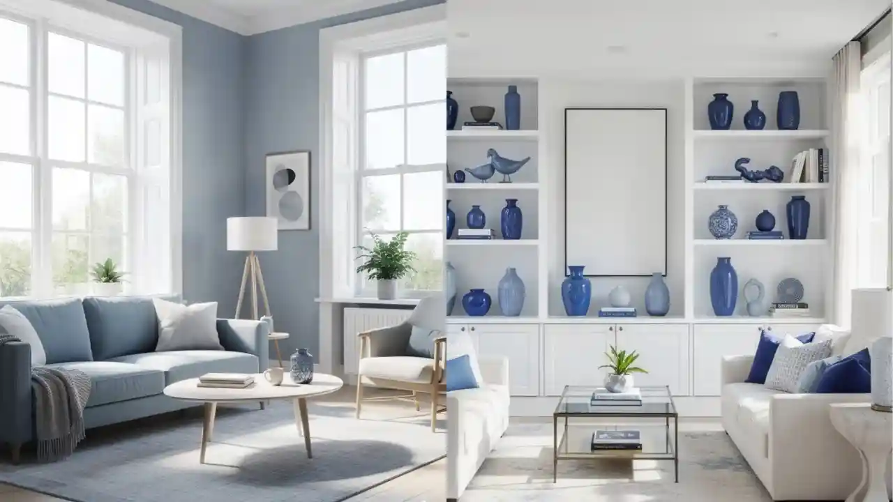 25 Blue and White Living Room Ideas That Prove This Timeless Colour Combo Never Goes Out of Style
