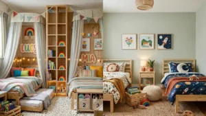25 Kids Shared Bedroom Ideas Smart Layouts, Space-Saving Beds and Stylish Designs