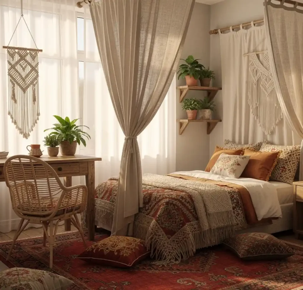 25-Red Bedroom Idea