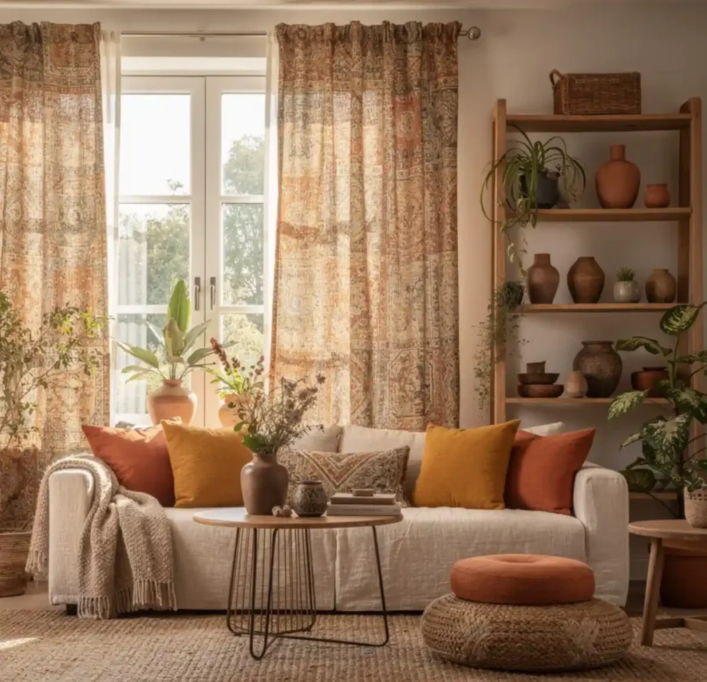 26-Boho Living Room Idea