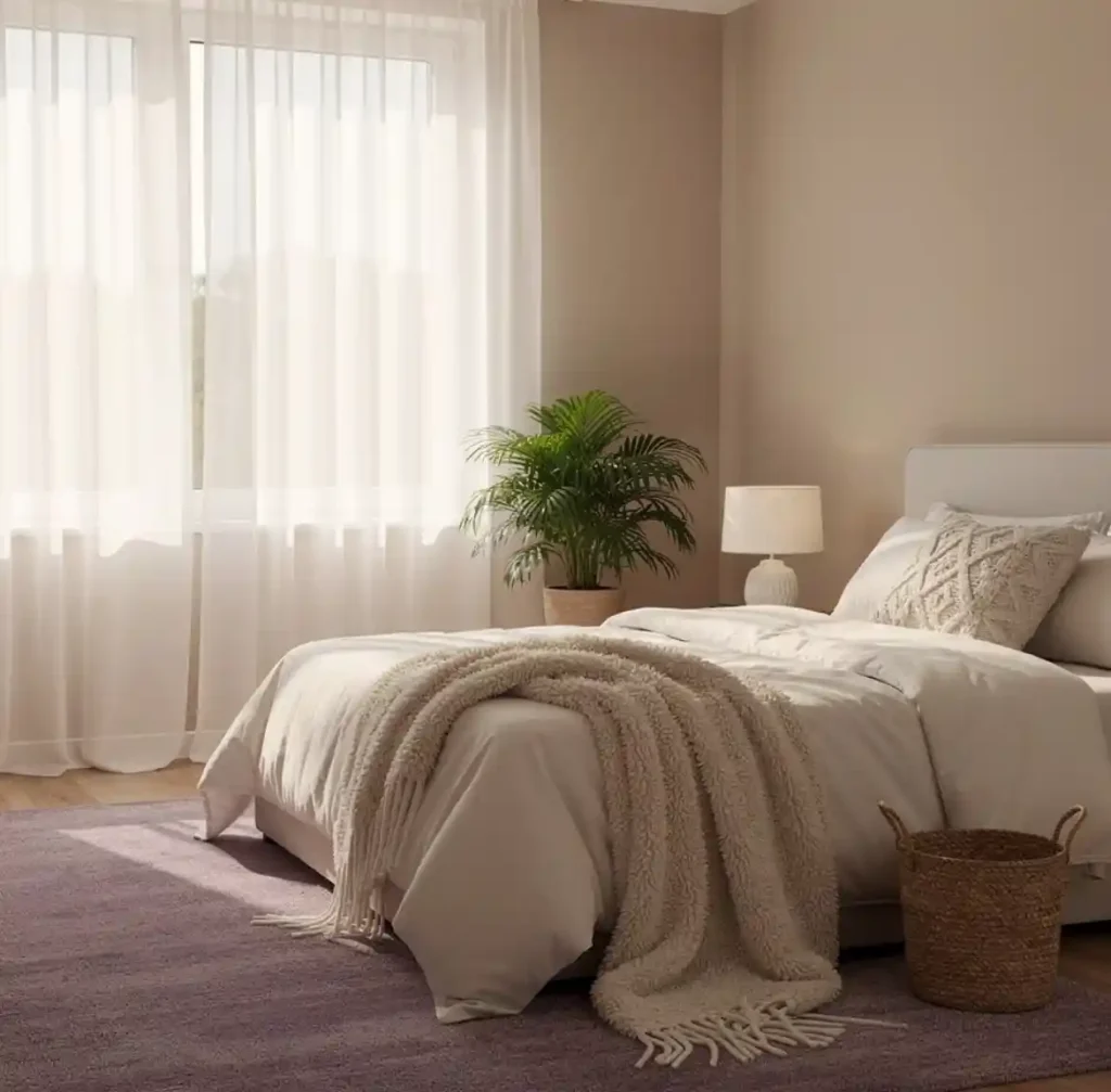 26-Purple Bedroom Idea