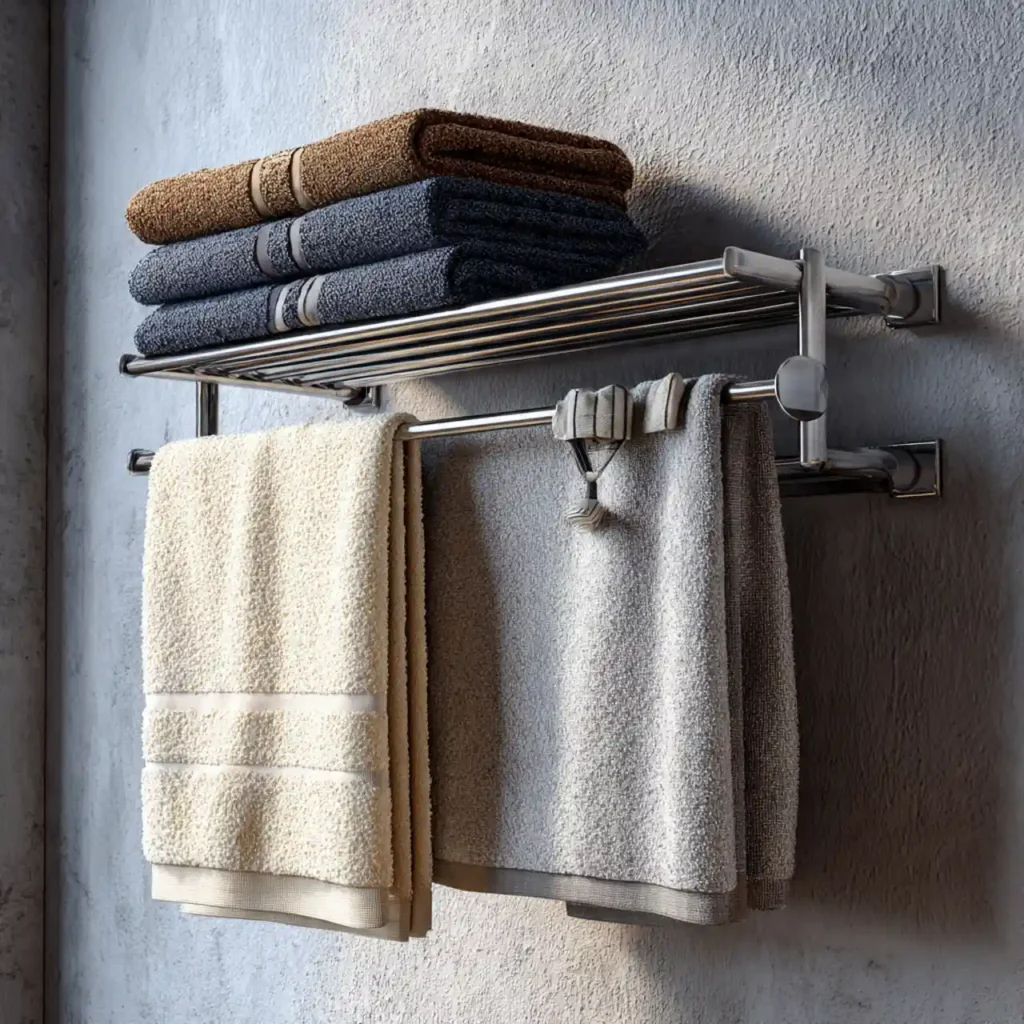 26-Unique Towel Rack Idea