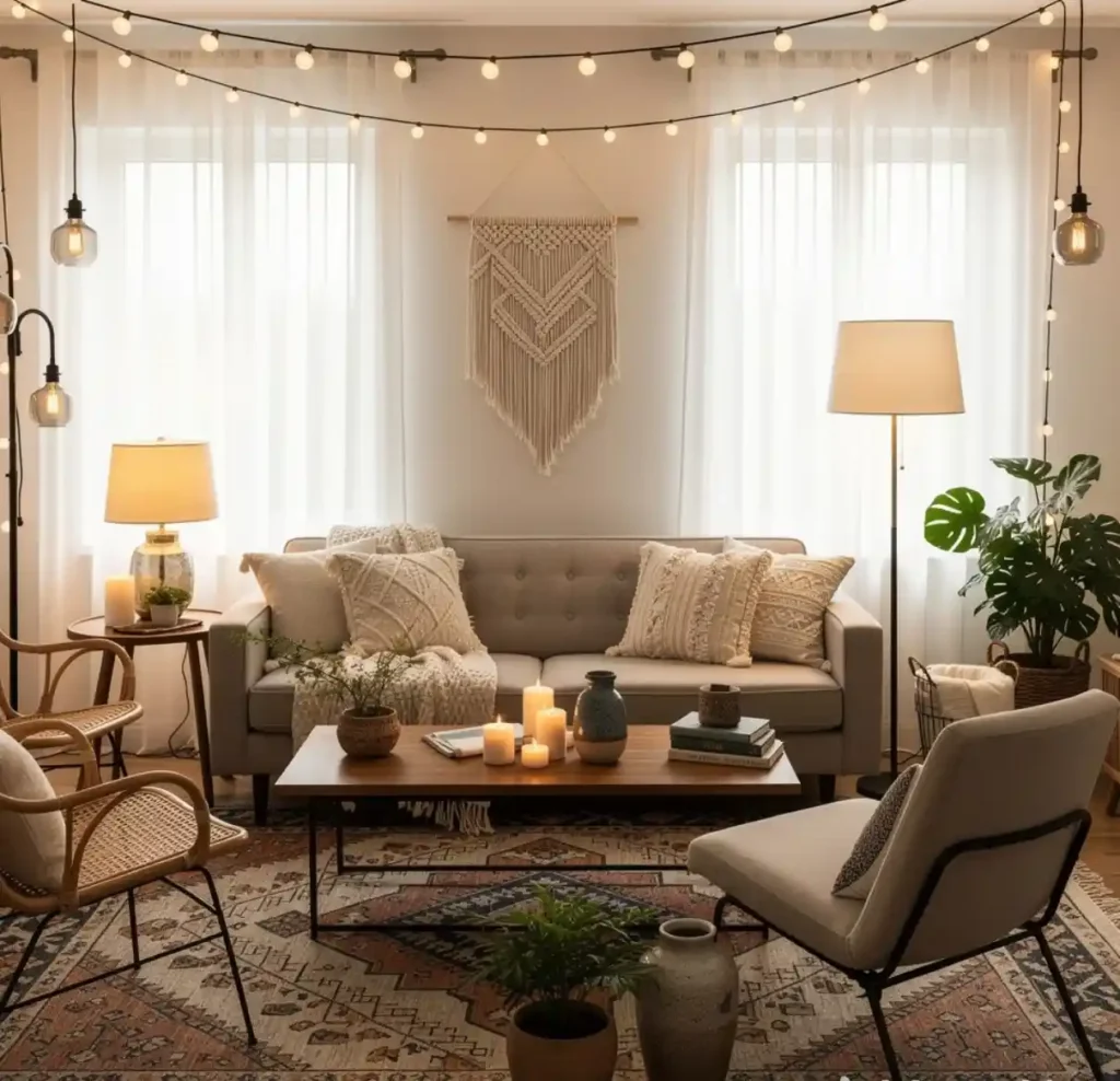 27-Boho Living Room Idea