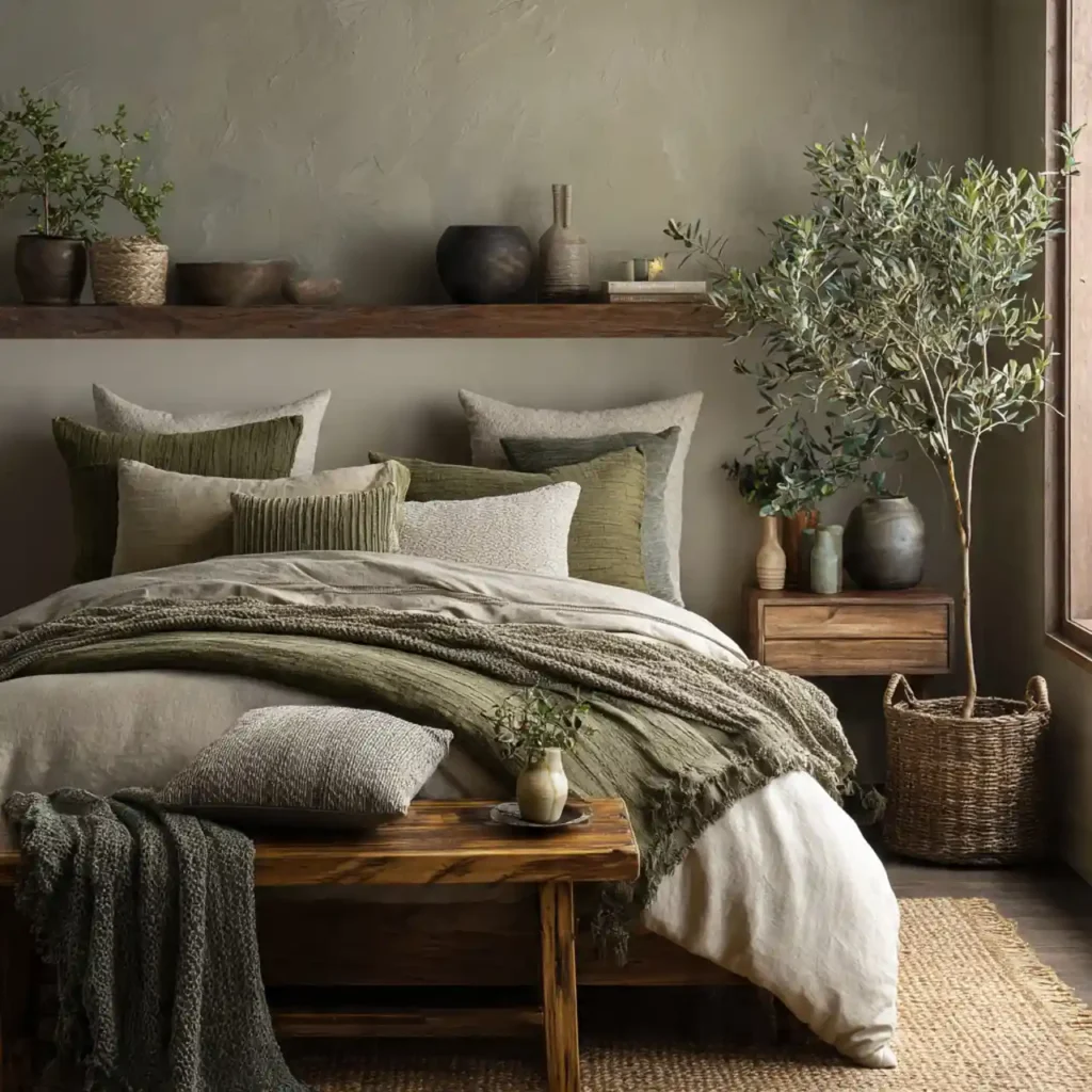 27-Green Bedroom Idea