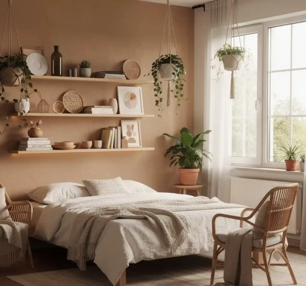 27-Modern Bohemian Bedroom Decor Idea